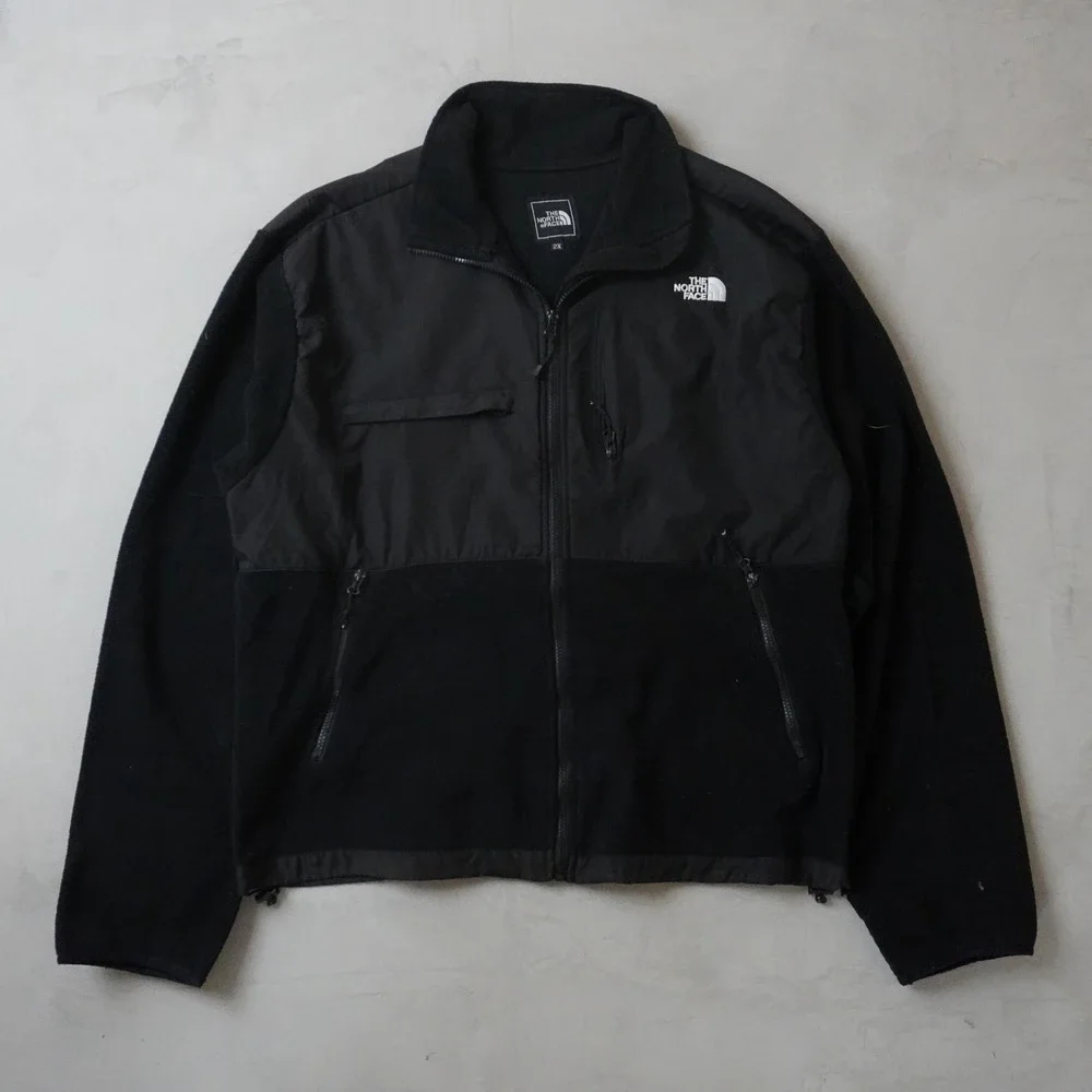 Vintage The North Face Denali Fleece Jacket Medium Mens Black Full Zip Outdoor